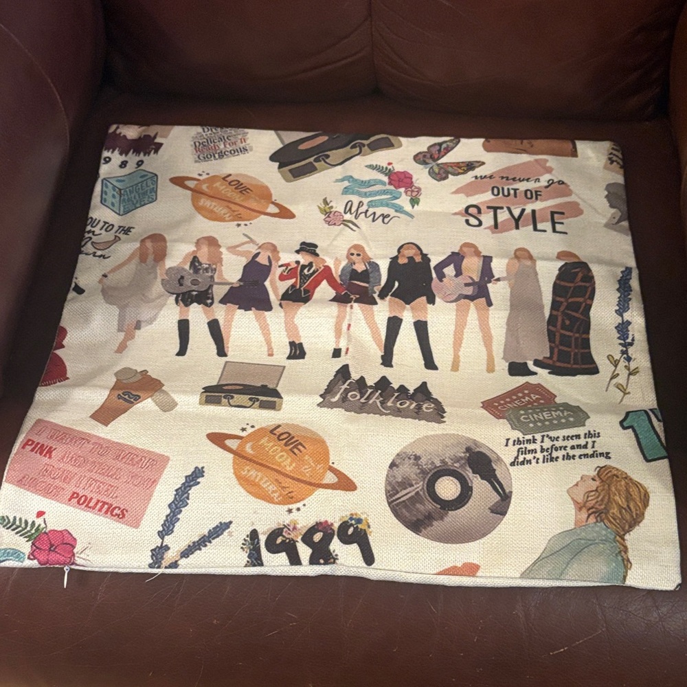 Taylor Swift Eras tour Accent Pillow Cover